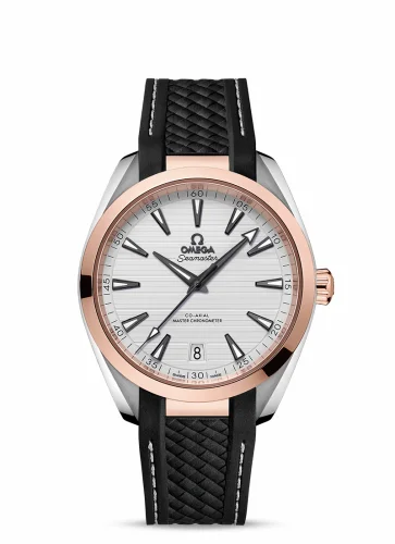 Omega Seamaster Aqua Terra 150M Master Chronometer 41 Stainless Steel / Sedna Gold / Silver / Rubber 220.22.41.21.02.001 (22022412102001)